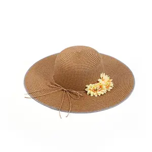 Wholesale Latest Design high quality Natural straw hat Adult Handmade Hat