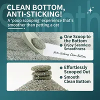 Litière pour chat Little Cyan Mine Sodium Bentonite, agglomération rapide, 99 % sans poussière, super absorbante, antibactérienne, contrôle des odeurs, naturelle