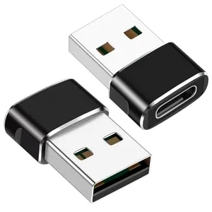 Type C Adapter Type-C Usb C Vrouw Naar Usb2.0 Usb 2.0 Een Mannelijke Otg Converter Adapter Ondersteuning 12V 3a Pd Snel Opladen