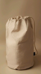 Pochette à cordon en lin lavande résistante à l'humidité avec un élégant design en toile de jute pour l'emballage de bijoux et les cadeaux (personnalisable) - Product Image 5