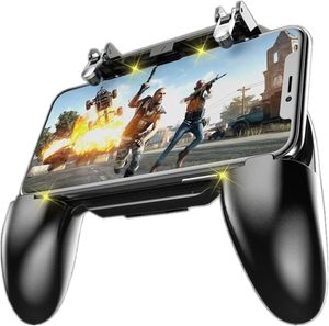 พัดลมระบายความร้อนสำหรับคอนโทรลเลอร์พาวเวอร์แบงค์สำหรับ PUBG Mobile จอยสติ๊กเกมแพด L1 R1 ปุ่มเล็งยิง รีโมทสำหรับ iPhone Android Grip - Product Image 1