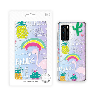 Palos y pieles de teléfono móvil translúcidos, <span class=keywords><strong>película</strong></span> trasera en relieve personalizada, pegatina Universal de corte para niños y niñas - Product Image 1