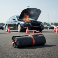 Couverture anti-feu de voiture personnalisée extra large technologie de bouclier thermique d'urgence ignifuge pour véhicules