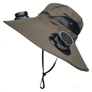 Sombrero de Protección Solar con Ventilador para Actividades al Aire Libre, Pesca, Protección Contra la Exposición Solar, Sombrero para Camping - Product Image 5