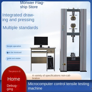 Mikro computers teuerung Universal-Zug prüfmaschine für Kunststoff-Gummi-Stahl-Aluminium legierung materialien Zug - Product Image 3