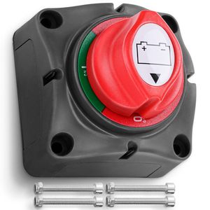 Interrupteur de coupure de courant 12-48V, interrupteur d'alimentation étanche pour voiture, camping-car, bateau avec vis - Product Image 2