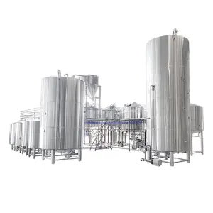 100HL बड़े आकार औद्योगिक बियर काढ़ा उत्पादन प्रणाली आपूर्ति 10000L शराब की भठ्ठी उपकरण परियोजना बनाया