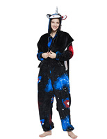 Combinaison unisexe pour adulte ZN, pyjama en une pièce, licorne, vêtements de nuit, pyjama de Noël pour adultes avec des ailes