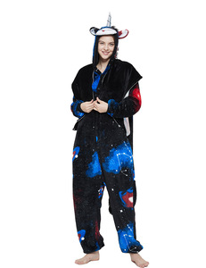 Pijama Enterizo Unisex para Adultos ZN, Diseño <span class=keywords><strong>de</strong></span> <span class=keywords><strong>Unicornio</strong></span>, Ropa <span class=keywords><strong>de</strong></span> Dormir <span class=keywords><strong>de</strong></span> Dibujos Animados, Pijama Navideño para Adultos con Alas - Product Image 5