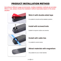 Étiquette RFID UHF NFC mini ABS anti-métal longue portée pour la gestion des actifs en extérieur, étanche, résistante aux intempéries, haute durabilité, 10 ans