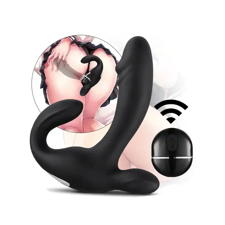 Vibromasseur portable pour hommes, masseur de Prostate avec 8 Modes de Vibration, 3 en 1, jouet sexuel Anal sans fil avec télécommande