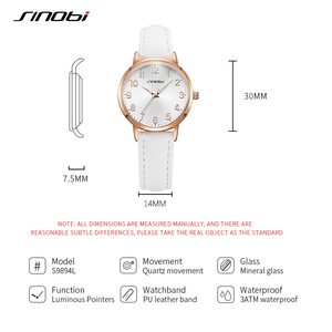 <span class=keywords><strong>Orologio</strong></span> da <span class=keywords><strong>Donna</strong></span> Minimalista SHENGKE con Cassa <span class=keywords><strong>Sottile</strong></span> in Lega, Logo Personalizzabile, Realizzato Esclusivamente per Donne - Product Image 2