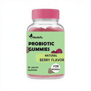 Gomitas Probióticas Veganas de Marca Propia AegleWell para el Apoyo Digestivo y la Salud Intestinal con Vitamina C y Ácido Fólico para Adultos y Mujeres Embarazadas - Product Image 2