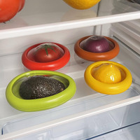 Herbruikbare houder voor fruit en groenten, citroenhouder, tomatenopbergdoos, avocado-vershouder, uienhouder voor voedselbewaring