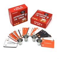 Cartes de jeu en papier personnalisées Kingcards pour soirées alcoolisées, famille, couples, adultes