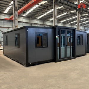 Casa contenitore prefabbricata espandibile da 20 piedi con 2 camere da letto spedite piccole case fatte di pannello Sandwich <span class=keywords><strong>in</strong></span> vendita - Product Image 3