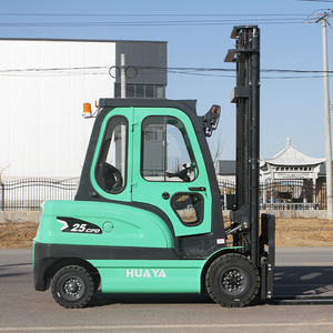Penjualan Langsung Pabrik Forklift Listrik 2.5 Ton 3 Ton 3.5 Ton Tinggi Angkat 3m-7m Standar CE MSDS Forklift 4 Roda Kokoh - Product Image 1