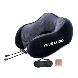 Oreiller de voyage vibrant pour le cou en forme de U, avec assurance commerciale - Product Image 1