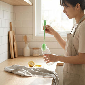 Medium Long Handle Cleaner Eco-Friendly Silicone <b>Brush</b> for Narrow Mouth <b>Bottle</b> - Product Image 4