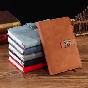 Carnet de notes A5 en cuir PU à couverture rigide, personnalisable, design minimaliste, agenda professionnel, couleur personnalisée, vente en gros 2026 - Product Image 2