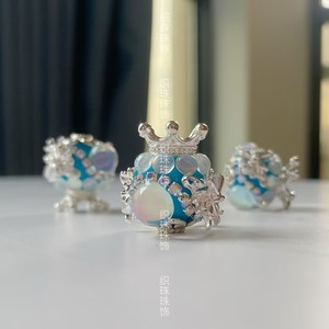 Cuentas de Lucite Hechas a Mano con Forma de Ojo de Gato, Corona DIY, Colgante de Muchos Colores, Accesorio para Encordar - Product Image 6