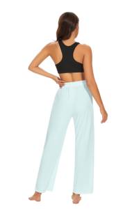 <span class=keywords><strong>Pantaloni</strong></span> da <span class=keywords><strong>donna</strong></span> in <span class=keywords><strong>viscosa</strong></span> di alta qualità blu pallido moda Relax Fit <span class=keywords><strong>pantaloni</strong></span> Vintage elastici <span class=keywords><strong>con</strong></span> coulisse in vita - Product Image 6