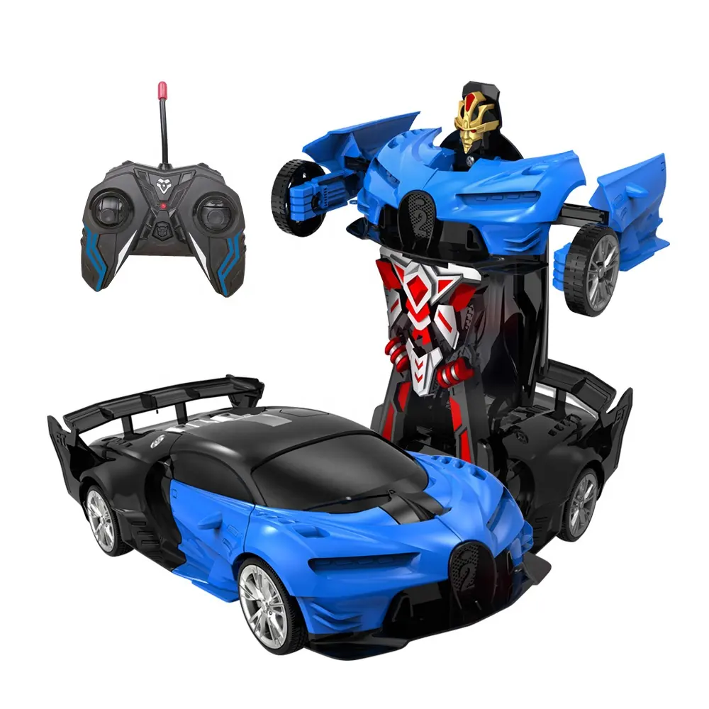 Rc Mini Sport Car Transformation Car Two Ways Playing Model Robots Toys Charging Deformation Robot