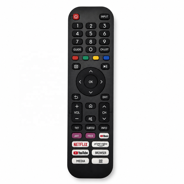Hisense Multifunction Smart TV Remote Control with 8-12m Range for Hisense Multifunction Smart TV