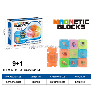 Lucky Toys Magnetic Fidget Spinner Mini Blocks <strong>Glow</strong> Magnet <strong>Cube</strong> &amp; Transformable Fidget Spinner &amp; Infinity <strong>Cube</strong> - Product Image 4