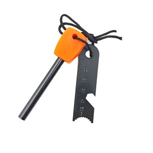 Large Magnesium Rod Fire Starter Outdoor Survival Tool With Bottle Opener Multi Function Keychain Accessory - Product Image 2