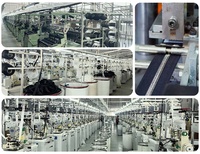 Usine de gros personnalisé #10 noir grande longue chaîne fermeture éclair nylon fermeture éclair rouleau fermeture éclair bobine emballage