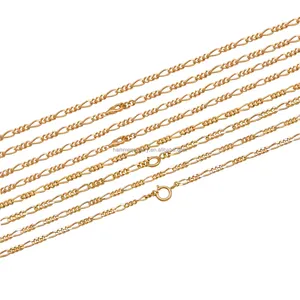 Wholesale Fine Jewelry 18K Solid Gold Franco Chain Permanent welded jewelry For DIY Anklet Necklace