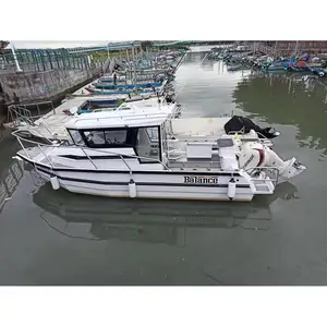 Cheap Boats For Sale 7.5m Easy Craft Aluminium Fishing Boat Cabin Aluminum Boat For Sale