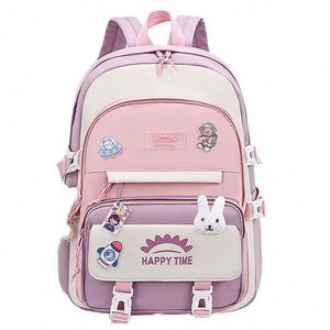 Sacs d'école pour femmes de grande capacité, doux et confortables, en tissu matelassé carré, personnalisés en gros, pour garçons et filles - Product Image 3