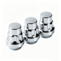 New Yuhui Carbon Steel Chrome Spline Universal Thread Conical Lug Nut Locks Model WL103 OEM Support for Aftermarket Wheels