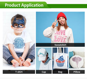 ビニールシート上のフレックスアイロンロールビニールテキスタイルグリッターHTV熱伝達ビニール衣類Tシャツ - Product Image 5