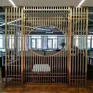 Modern Aluminum Room Divider <b>Curtain</b> Wall <b>Panel</b> Anodized Surface Anti-Corrosion for Office Building 70in and Above - Product Image 1