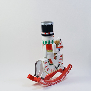 Cheval à bascule artisanal de 30 cm, casse-noisette <span class=keywords><strong>soldat</strong></span>, accessoire pour les festivals annuels - Product Image 3