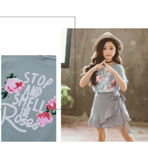 สินค้าจีนขายดีประจำฤดูร้อน ชุดเสื้อแขนสั้น 2 ชิ้นสำหรับเด็ก สินค้าใหม่ กำลังมองหาตัวแทนจำหน่าย - Product Image 4
