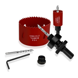 Hole Saw <b>Set</b> 68 Mm Bi Metal For Metal Plasterboard Woodworking With Built In Arbor - Product Image 1