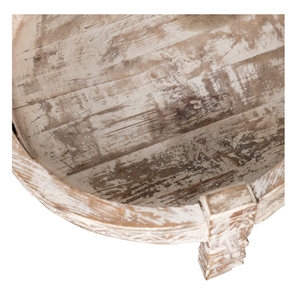 Luxury Round <b>Wood</b> Coffee <b>Table</b> Handmade Natural Timber Center <b>Table</b> <b>Rustic</b> Contemporary Living Room Furniture for Residential - Product Image 3