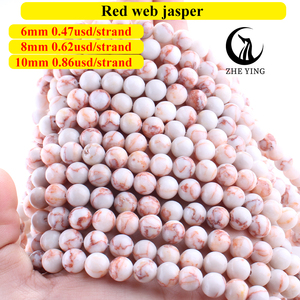 Zhe Ying 6mm 8mm 10mm perles <span class=keywords><strong>de</strong></span> pierre <span class=keywords><strong>de</strong></span> jaspe Web rouge cristal <span class=keywords><strong>de</strong></span> guérison pierres précieuses en vrac perles <span class=keywords><strong>de</strong></span> jaspe Web rouge - Product Image 6