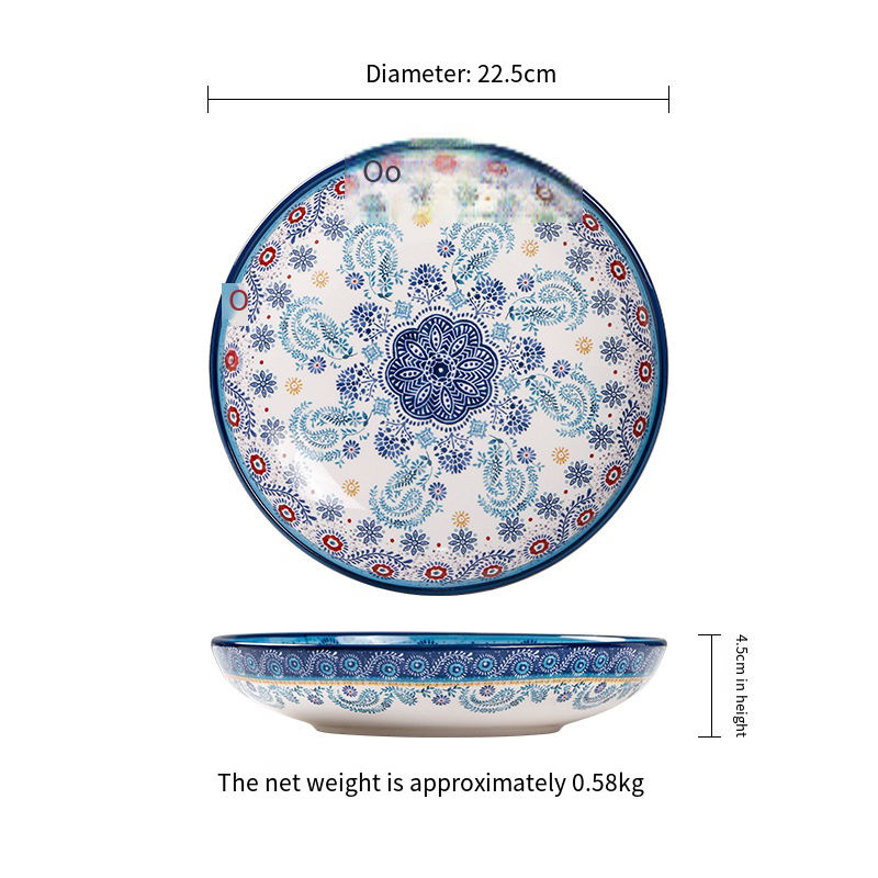 Rock garden-new 8.8-inch deep plate