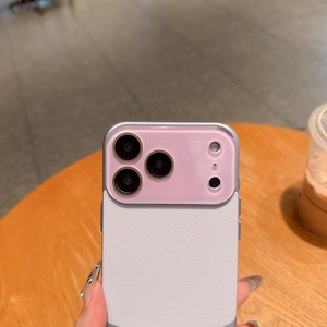 Business large window <b>camera</b> protect joint leather phone case for iPhone 17Air 12pro max simple shockproof protect cover - Product Image 4
