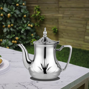 <span class=keywords><strong>Théière</strong></span> et cafetière en acier inoxydable 201 de style marocain vintage, fait main, décorative, style turc et arabe, bouilloire - Product Image 2