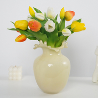 Buket Tulip PU Sentuhan Asli Grosir Langsung Pabrik, Multi Warna, Bunga Tiruan Custom untuk Dekorasi Rumah dan Pernikahan