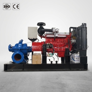 Pompe centrifuge auto-amorçante HSD à double aspiration Weifang Ricardo Engine 100hp 200hp 450m³/h 40m de hauteur de refoulement, puissante pour particules - Product Image 1
