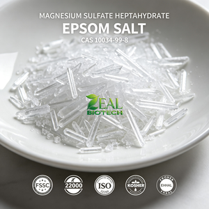 Sulfate de magnésium heptahydraté 99% Sel d'Epsom CAS 10034-99-8 Alimentation animale Alimentation humaine Agriculture Qualité industrielle MgSO4.7H2O Soluble dans l'eau - Product Image 2