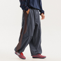 Outdoor-Bergsteigerhose Ultraleicht Casual Mittlere Taillenhöhe Fallschirmjägerhose Wasserdicht & Winddicht mit Kordelzug Unisex