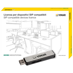 ลิขสิทธิ์อุปกรณ์ที่รองรับ Vimar SIP แบบ USB สำหรับระบบวิดีโออินเตอร์คอม - Product Image 1